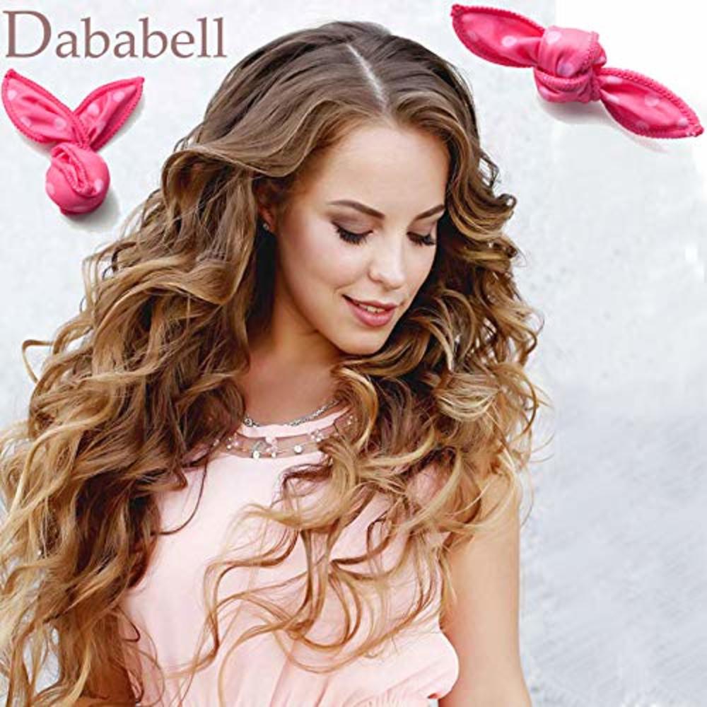 Dababell soft sleep hair rollers pillow sponge hair rollers stain heatless  sleep in hair curlers large