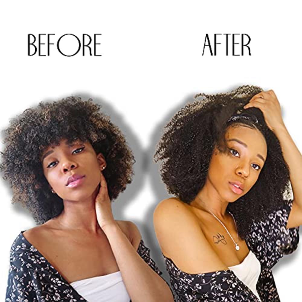 ABH AMAZINGBEAUTY HAIR ABH AmazingBeauty Hair Double Weft 8A Grade Big  Thick Afro Coily 4B 4C Clip In Human Hair Extensions for African American  Black