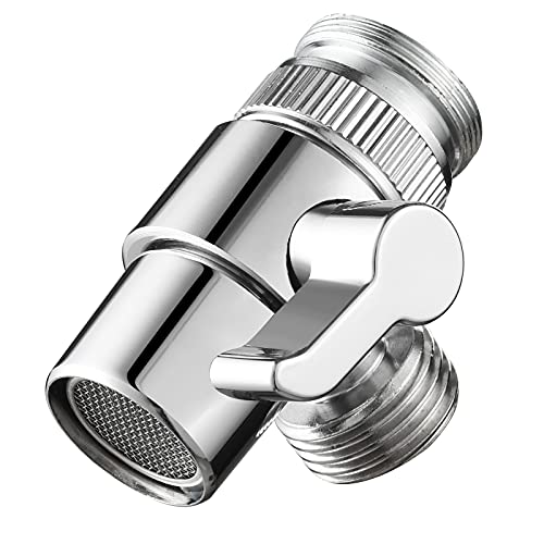 Ciencia Brass Sink Faucet Diverter Valve To Hose Sprayer Splitter For Kitchen - Bathroom Sink Faucet Hose Replacement Ciencia Brass Sink Faucet Diverter Valve To Hose Sprayer Splitter For Kitchen - Bathroom Sink Faucet Hose Replacement
