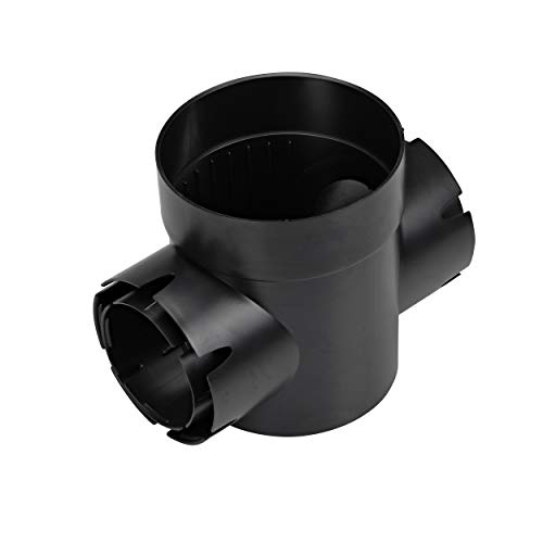 NDS 201 NDS 6 In. Black Spee-D Double Catch Basin Outlet 201