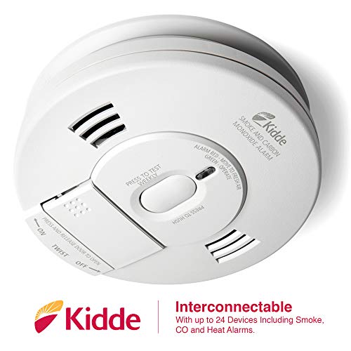 Kidde 21007624 Ac Photoelectric Smoke, Kidde Carbon Monoxide And Smoke Alarm