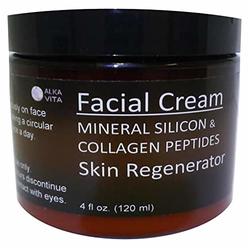 Alka Vita Silicon & Collagen Face Cream For Skin Restorative Factor Anti-Wrinkle Tensor Effect Organic Ingredients Only & Preservatives Fr