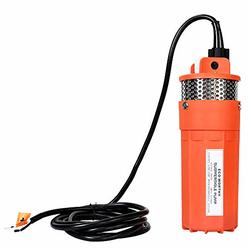 ECO-WORTHY 24V Submersible Deep Well Water Pump with 10ft Cable 1.6GPM 4 5A, Max Lift 230ft/70m, DC Pump/Alternative Energy Sola
