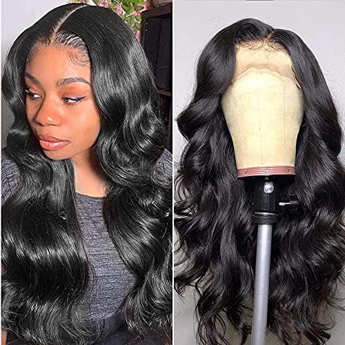 Ainmeys Hair (20inch) Brazilian body wave Lace Front wigs human hair 13x4 HD Transparent lace wigs 9A 150% Density Unprocessed V