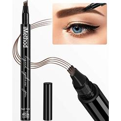 iMethod Eyebrow Pen - iMethod Eye Brown Makeup, Eyebrow Pencil with a Micro-Fork Tip Applicator Creates Natural Looking Brows Ef