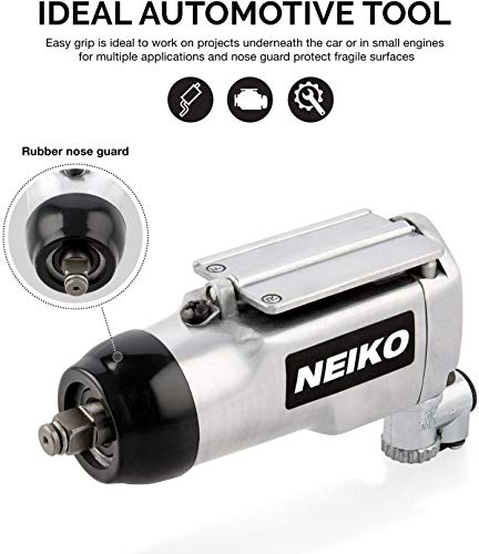 NEIKO 30088A 3/8 Butterfly Impact Wrench | 75 Foot/Pound | 10,000 RPM | 脗录芒鈧?Air Inlet | 3/8芒鈧?Air Hose Size | Pneumatic Tool