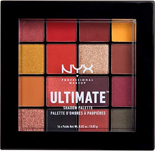 NYX PROFESSIONAL MAKEUP Ultimate Shadow Palette, Eyeshadow Palette, Phoenix, 0.02 Ounce / 0.83 G