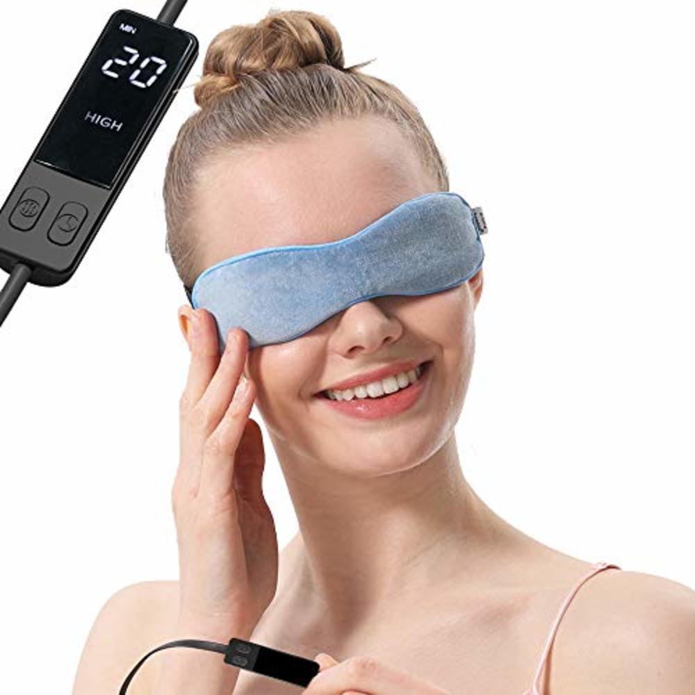 Aroma Season Heated Eye Mask, For Stye Blepharitis Moist Treatment with Flaxseed, Warm Therapy to Unclog glands, Relieve Dry Eye