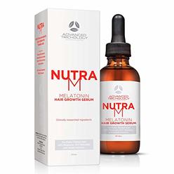 Advanced Trichology NutraM Hair Regrowth Serum for Thinning Hair for Men and Women - Topical DHT Blocker, Reverse Alopecia and Hair Loss, Strengthen