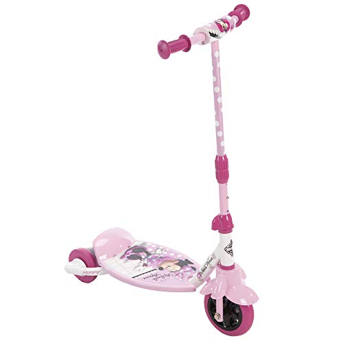 Huffy Preschool Toddler Kids Disney Minnie Mouse 3, 2, Grow Scooter Toy with Convertible Design and Adjustable Height for Ages 3