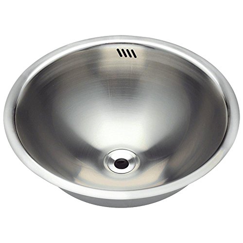 MR Direct 420 18-Gauge Dual-Mount Stainless Steel Bathroom Sink