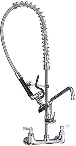 MSTJRY Commercial Kitchen Faucet with Pull Down Sprayer 35芒 ...