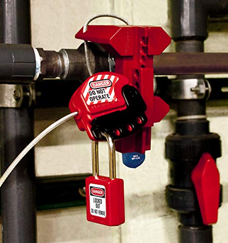 Master Lock 410RED Lockout Tagout Safety Padlock with Key