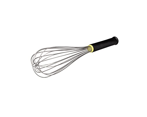 Matfer Bourgeat Piano Whisk with Exoglass Handle, 10", Professional Stainless Steel Wire Kitchen Whisk