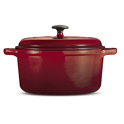 Tramontina Round Dutch Oven Enameled Cast-Iron 6.5 Qt (Red) 80131/621DS