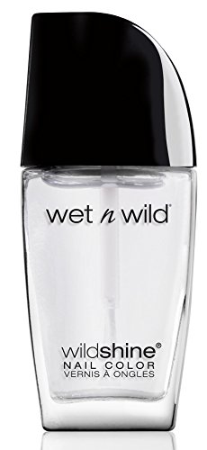 wet n wild Shine Nail Color, Clear Nail Protector, 0.41 Fluid Ounce