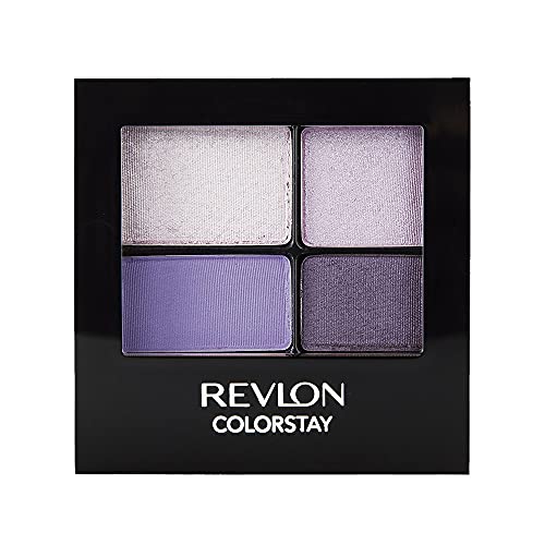 REVLON ColorStay 16 Hour Eyeshadow Quad with Dual-Ended Applicator Brush, Longwear, Intense Color Smooth Eye Makeup for Day & Ni