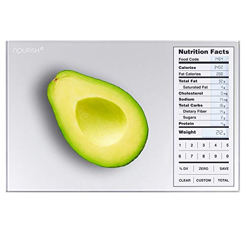 Greater Goods Nutrition Food Scale, Perfect for Weighing Nutritional Meals, Calculating Food Facts, and Portioning Snacks, Desig