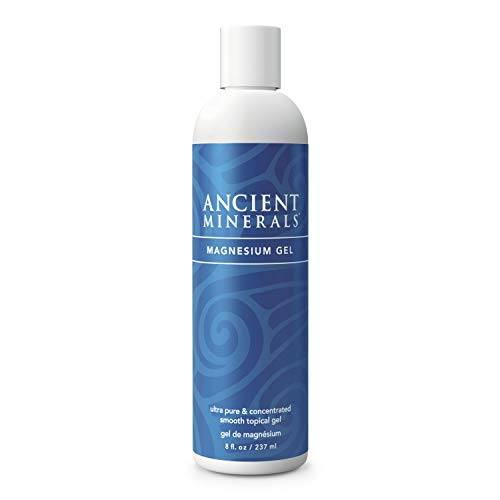 Ancient Minerals Magnesium Gel - 8oz Tube - Pure Genuine Zechstein Magnesium Chloride - Best for Massage, Topical Skin Dermal Ab