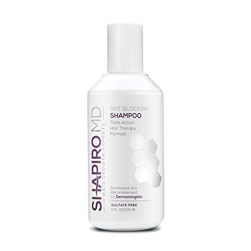 Shapiro MD Hair Grow Hair Loss Shampoo | DHT Fighting Vegan Formula for Thinning  Hair Developed by Dermatologists | Experience Healthier, Fuller and