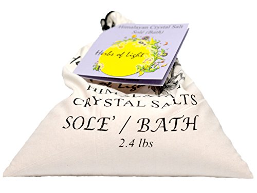Herbs of Light Himalayan Crystal Salts-Sole Bath Herbs of Light 2.4 lb Bag