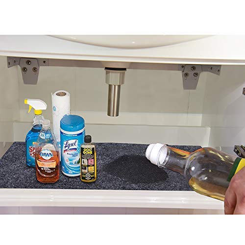 KALASONEER Under The Sink Mat for Cabinet,Drawer,Kitchen Tray ...