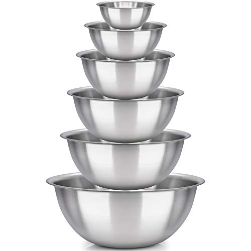 Sagler mixing bowls - mixing bowl Set of 6 - stainless steel mixing