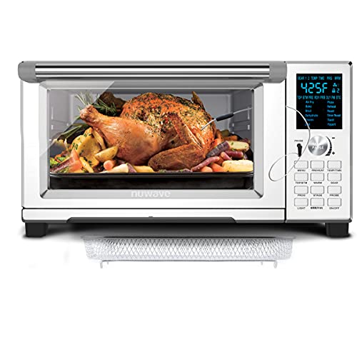 Nuwave NUWAVE BRAVO XL Convection Smart Oven w/ Patented Digital  Temperature Probe; 12 Presets; 3 Fan Speeds; 5-Quartz Heating Elements