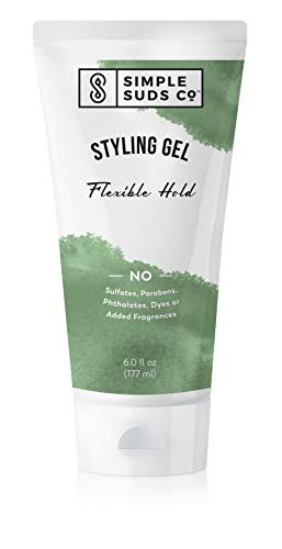 Simple Suds Co. All-natural Hair Styling Gel | Safe for Sensitive Skin |  Fragrance-free