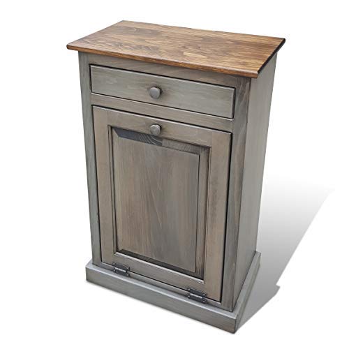 Peaceful Classics Trash Bin Cabinet - Handmade Solid Wood ...