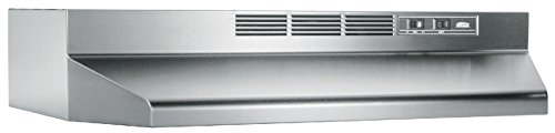 Broan-NuTone 414204 Non-Ducted Under-Cabinet Ductless Range Hood Insert, 42-Inch, Stainless Steel