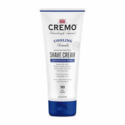 Cremo Barber Grade Cooling Shave Cream, Astonishingly Superior Ultra-Slick Shaving Cream Fights Nicks, Cuts and Razor Burn, 6 Oz