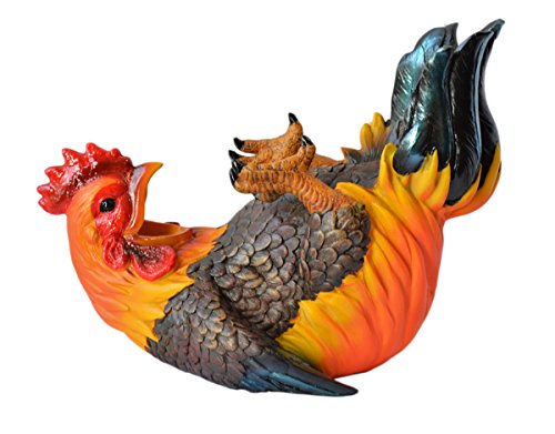 DWK Drinking Rooster Wine Bottle Holder French Country Farm ...