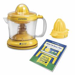 Proctor Silex Alexs Lemonade Stand Citrus Juicer Machine and Squeezer (66331), 34 Oz, Yellow