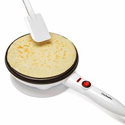 Cucina Pro CucinaPro Cordless Crepe Maker (1447) - FREE Recipe Guide, Non-Stick Dipping Plate plus Electric Base and Spatula