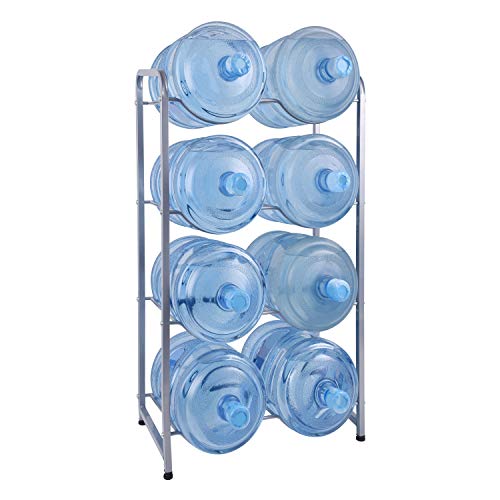 ationgle Ationgle 5 Gallon Water Cooler Jug Rack for 8 Bottles, 4