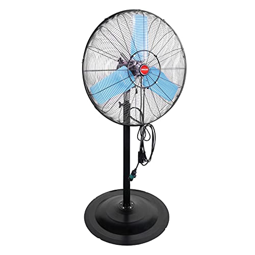 OEMTOOLS 23979 30" Oscillating Pedestal Misting Fan, Water Resistant Misting Fans for Outside, Outdoor Oscillating Fan for Jobsi