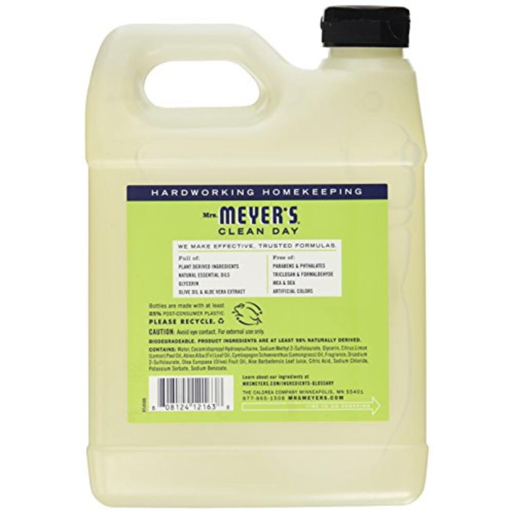 Mrs. Meyers Clean Da Mrs. Meyers Liquid Hand Soap Refill Lemon Verbena 33 Ounces