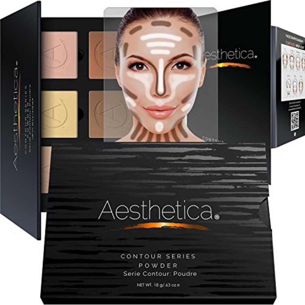 infrastruktur Rust Terminal Aesthetica Cosmetics Contour and Highlighting Powder Foundation  Palette/Contouring Makeup Kit; Easy-to-Follow, Step-by-Step Inst