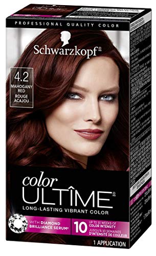 Schwarzkopf Color Ultime Permanent Hair Color Cream,  Mahogany Red