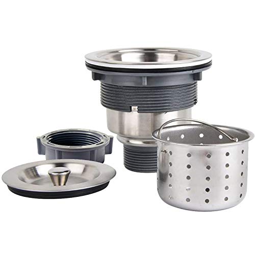 American Standard Kitchen Sink Drain with Strainer in Stainless Steel