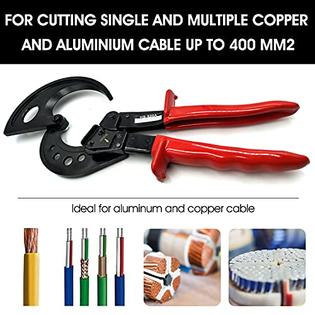 InneToc Aluminum Copper Ratchet Cable Cutters,Wire Cutters for