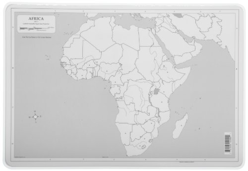 Painless Learning Africa Map Placemat