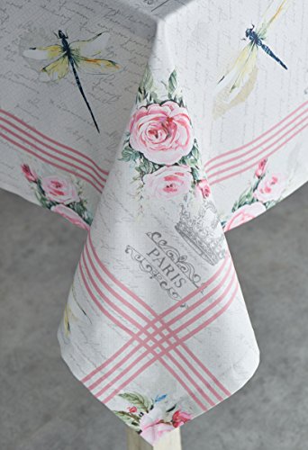 Maison d Hermine Champ de Mars 100% Cotton Tablecloth 60 - inch by 120 - inch