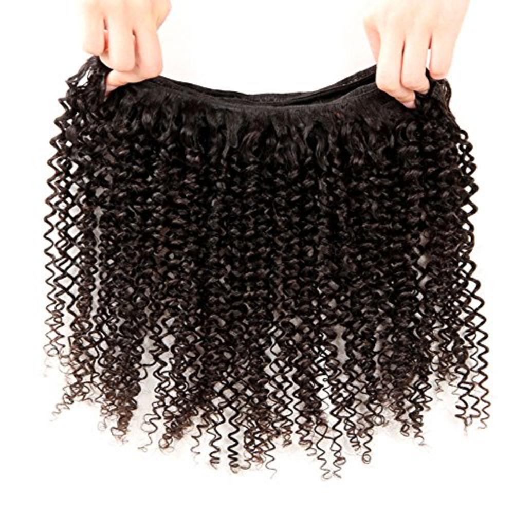 ISEE Hair 9A Grade Mongolian Kinky Curly Hair Extension Virgin Human Hair Weaving 3 Bundles Kinky Curly Virgin Hair 100% Human H