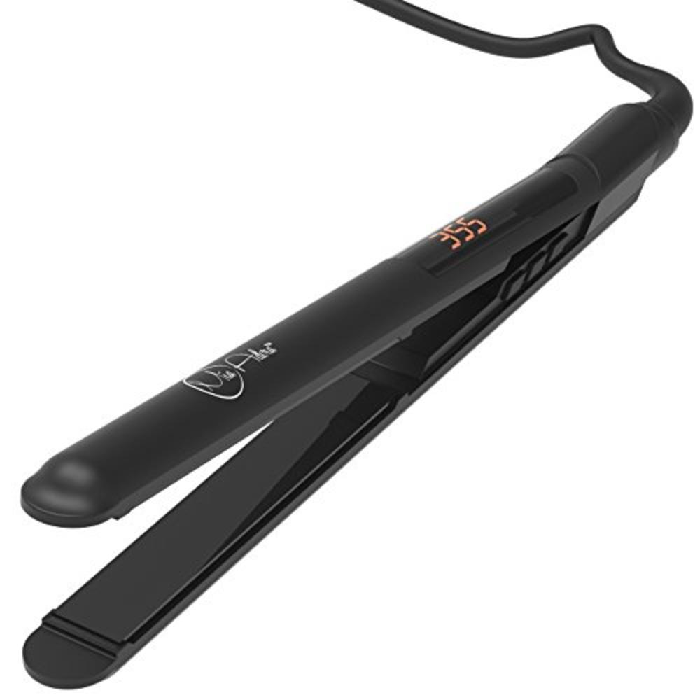 MIA ADORA Best Nano Titanium Hair Straightener - Salon Professional Flat  Iron Extra Long  Inch Floating