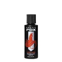 ARCTIC FOX Vegan and Cruelty-Free Semi-Permanent Hair Color Dye (4 Fl Oz, SUNSET ORANGE)