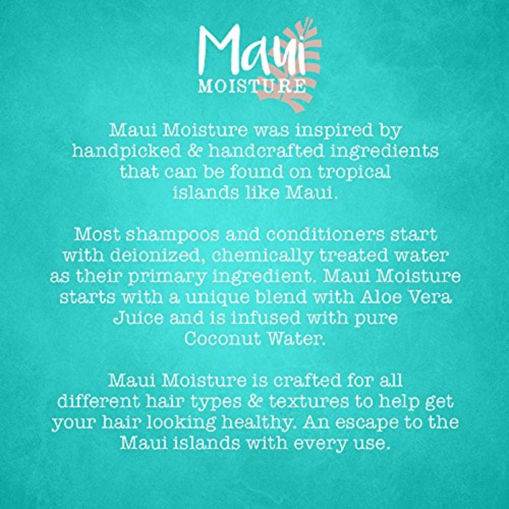 Maui Moisture Smooth & Repair + Vanilla Bean Anti-Frizz Hair Oil Mist to Hydrate, Soften & Moisturize Thick, Coarse, Curly & Nat