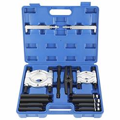 8MILELAKE 14PCS Bearing Separator Puller Set Heavy Duty 5-Ton Capacity 2inches and 3inches Splitters Remove Bearings Kit