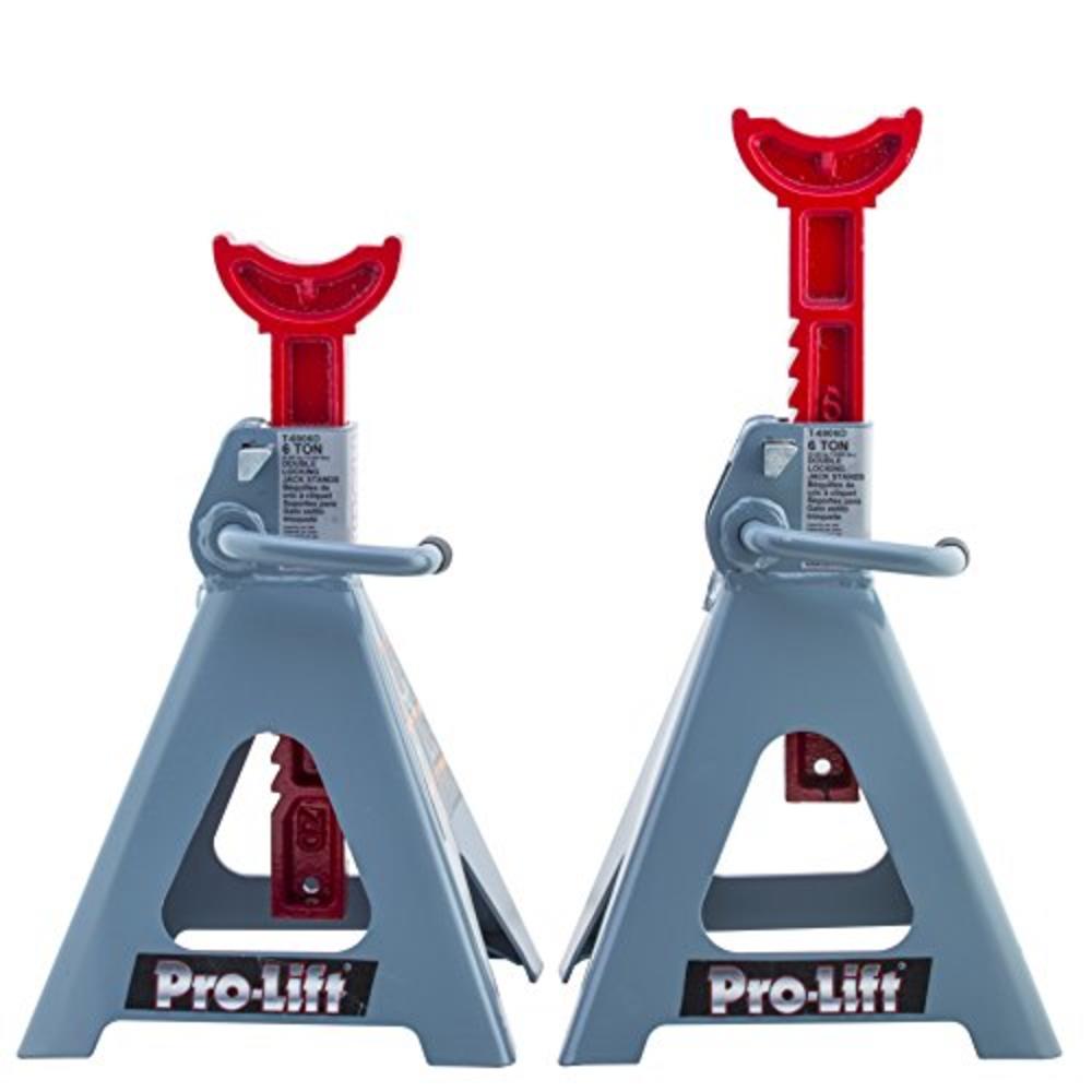 Pro-Lift T-6906D Double Pin Jack Stand - 6 Ton, 18x12 Inch (Pack of 1)